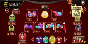 Giao diện và luật chơi cơ bản xóc đĩa online Manclub